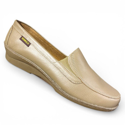 Romulo Casual Cuero Taupe Mujer Ref 0898